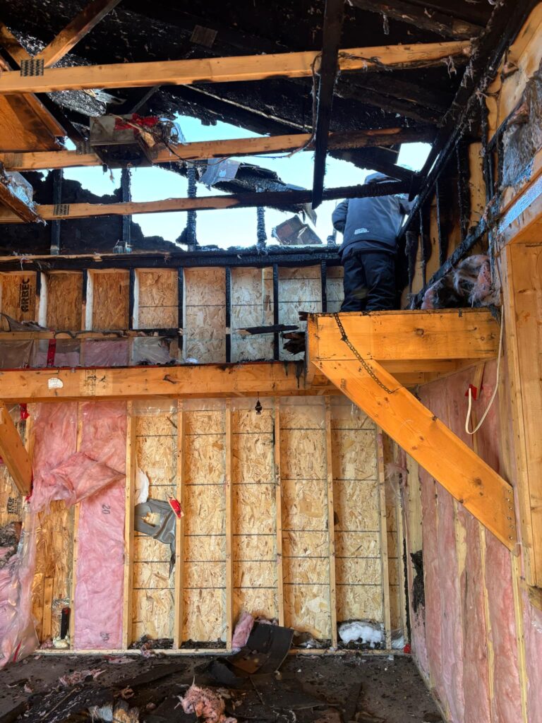 Démolition Après Sinistre - Une démolition partielle d'un garage. chantier signé AdréCo